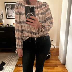 Faherty cotton blouse.